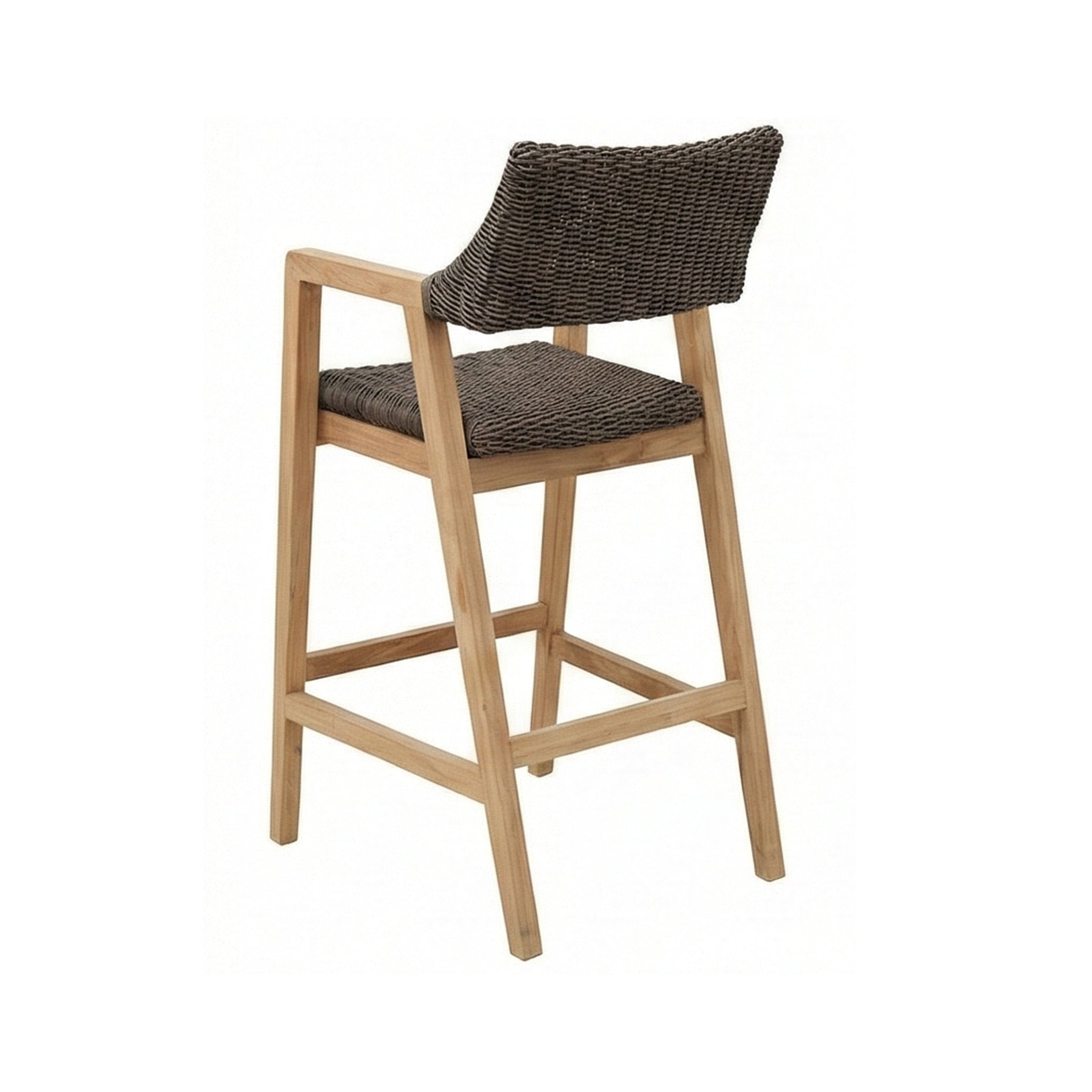 Isidore Teak Outdoor Bar Stool