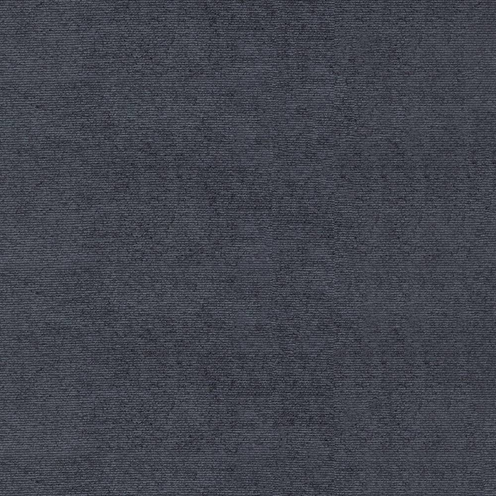 Close-up swatch of charcoal viscose-blend upholstery fabric (88% viscose, 2% acrylic, 10% polyester) showing a subtle horizontal ribbed texture, ideal for sofa upholstery.