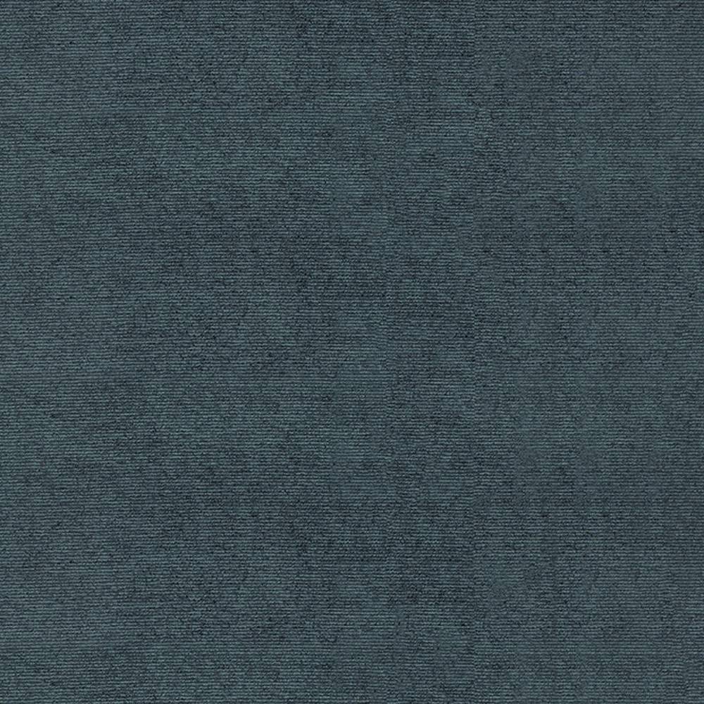 Close-up of a deep teal woven upholstery fabric swatch with a soft, slightly ribbed texture for sofas; viscose-blend composition (88% viscose, 2% acrylic, 10% polyester).