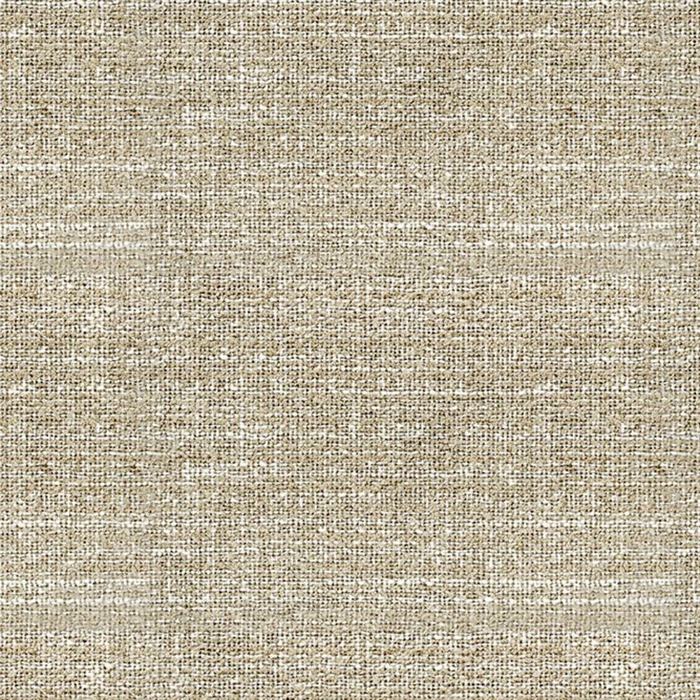 Close-up of a beige-cream woven performance upholstery fabric swatch showing a linen-like texture and visible weave; 100% polyester, suitable for contemporary sofas and office seating.