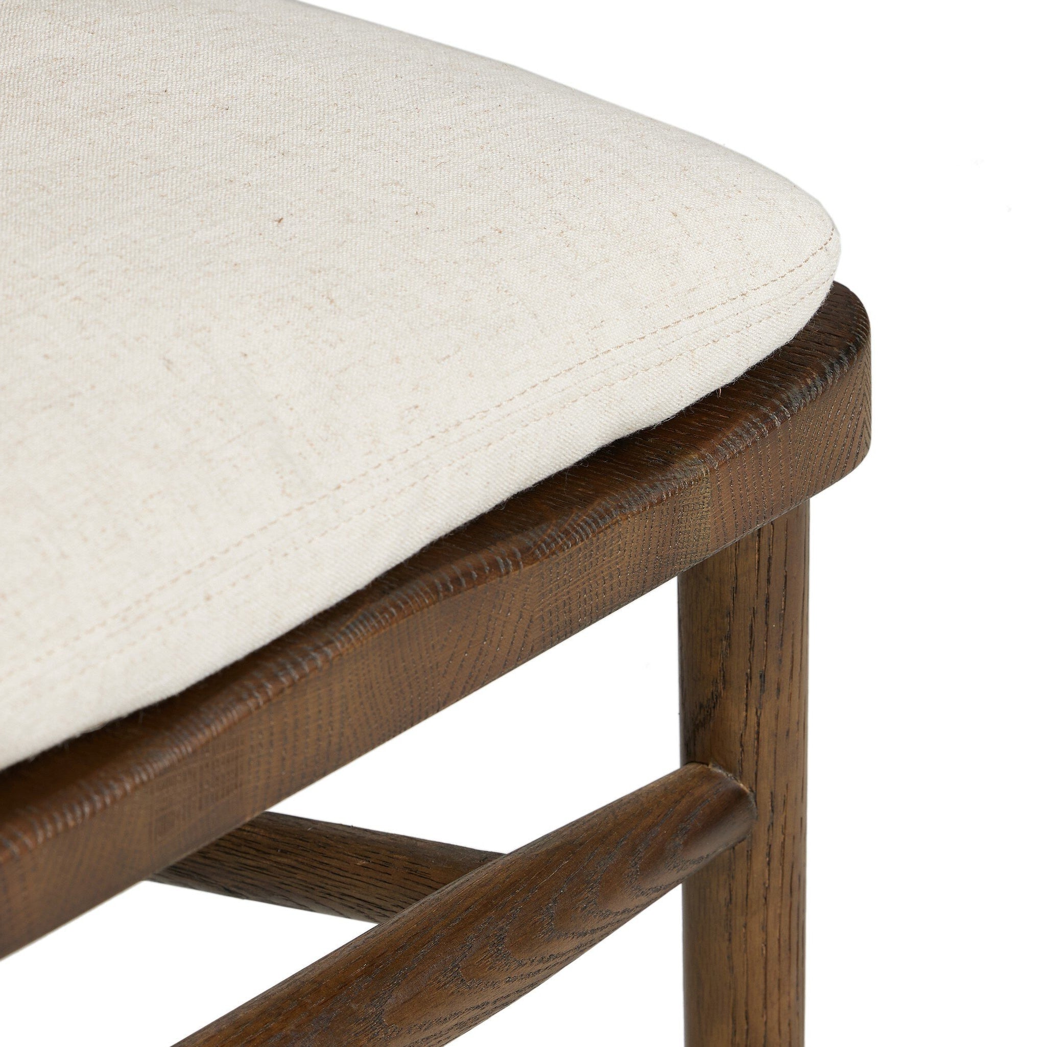 Harmonie Dining Chair with Cushioned Seat and C-Back in Rope
