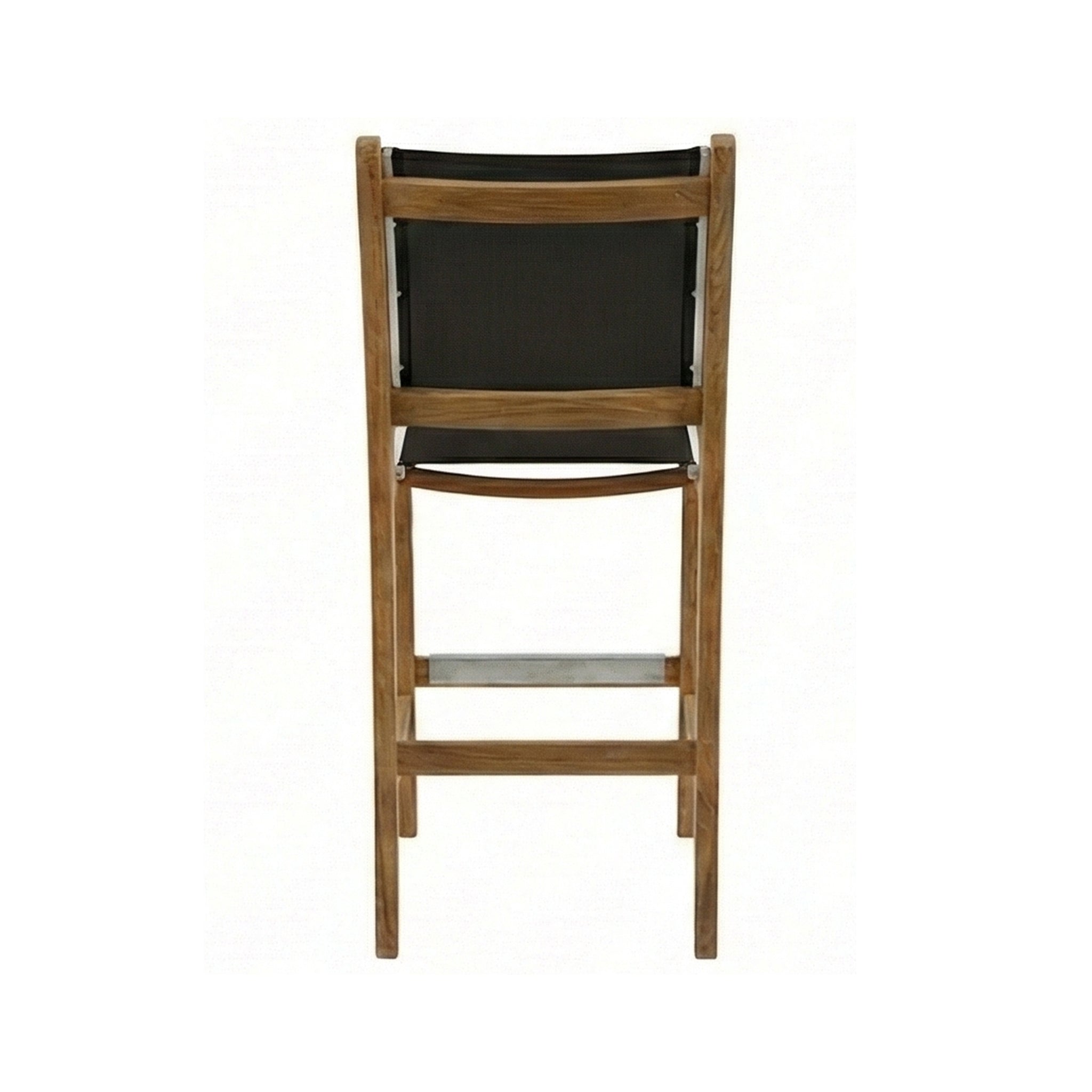 Jacques Armless Teak Outdoor Bar Stool