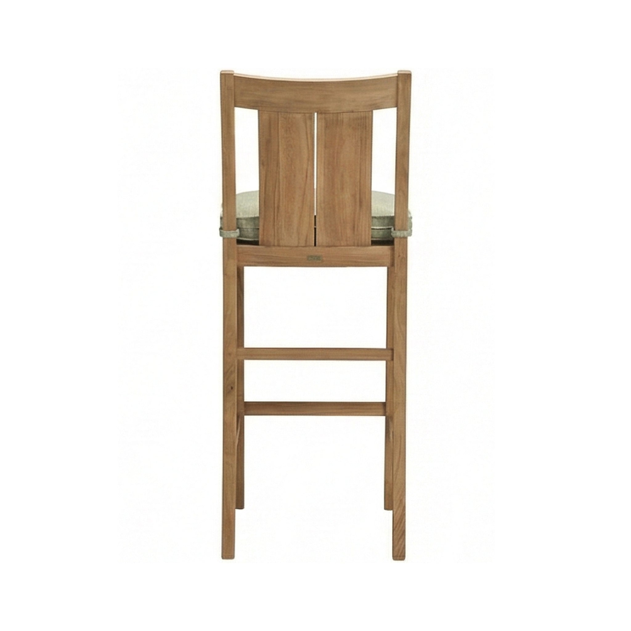 Leopold Armless Teak Outdoor Bar Stool
