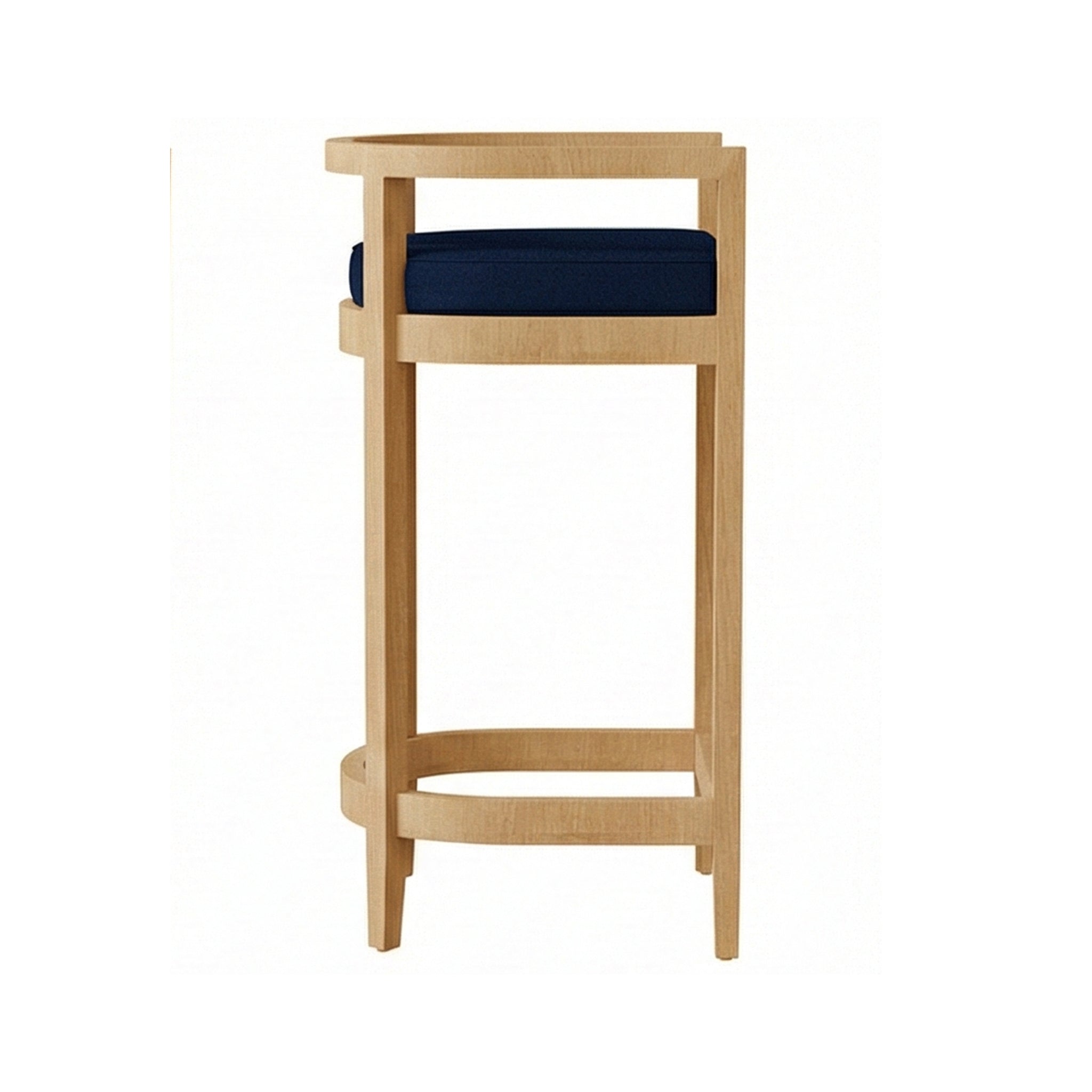 Lionel Teak Outdoor Bar Stool