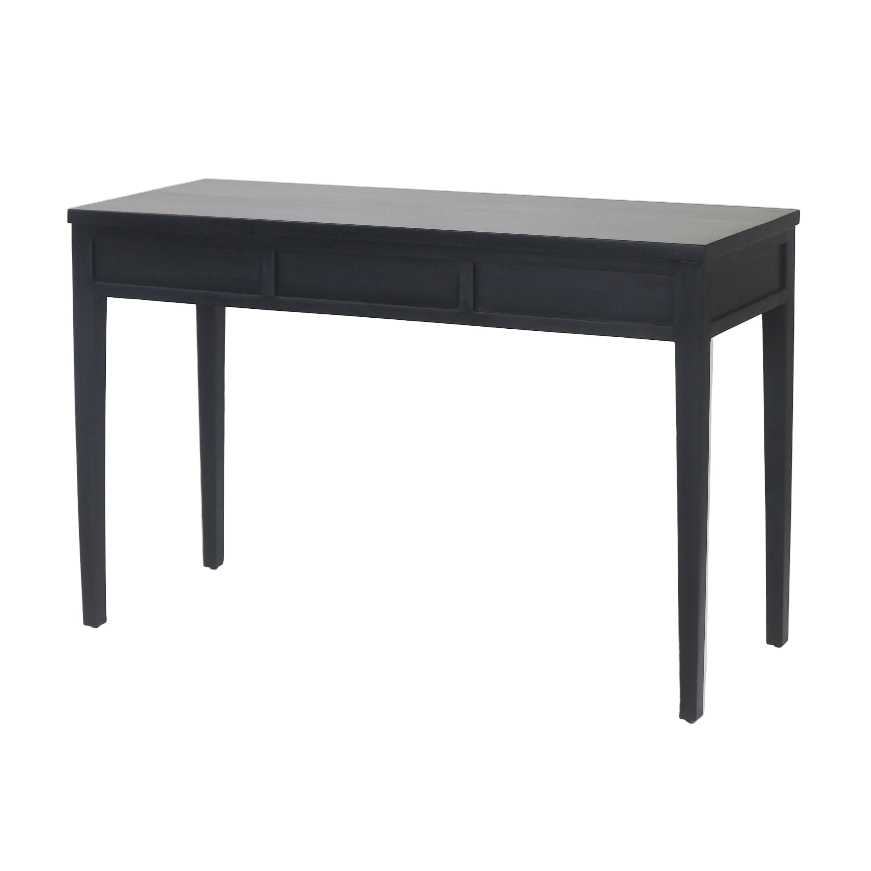 Mercallo Campaign Solid Wood Desk or Console Table with Drawers
