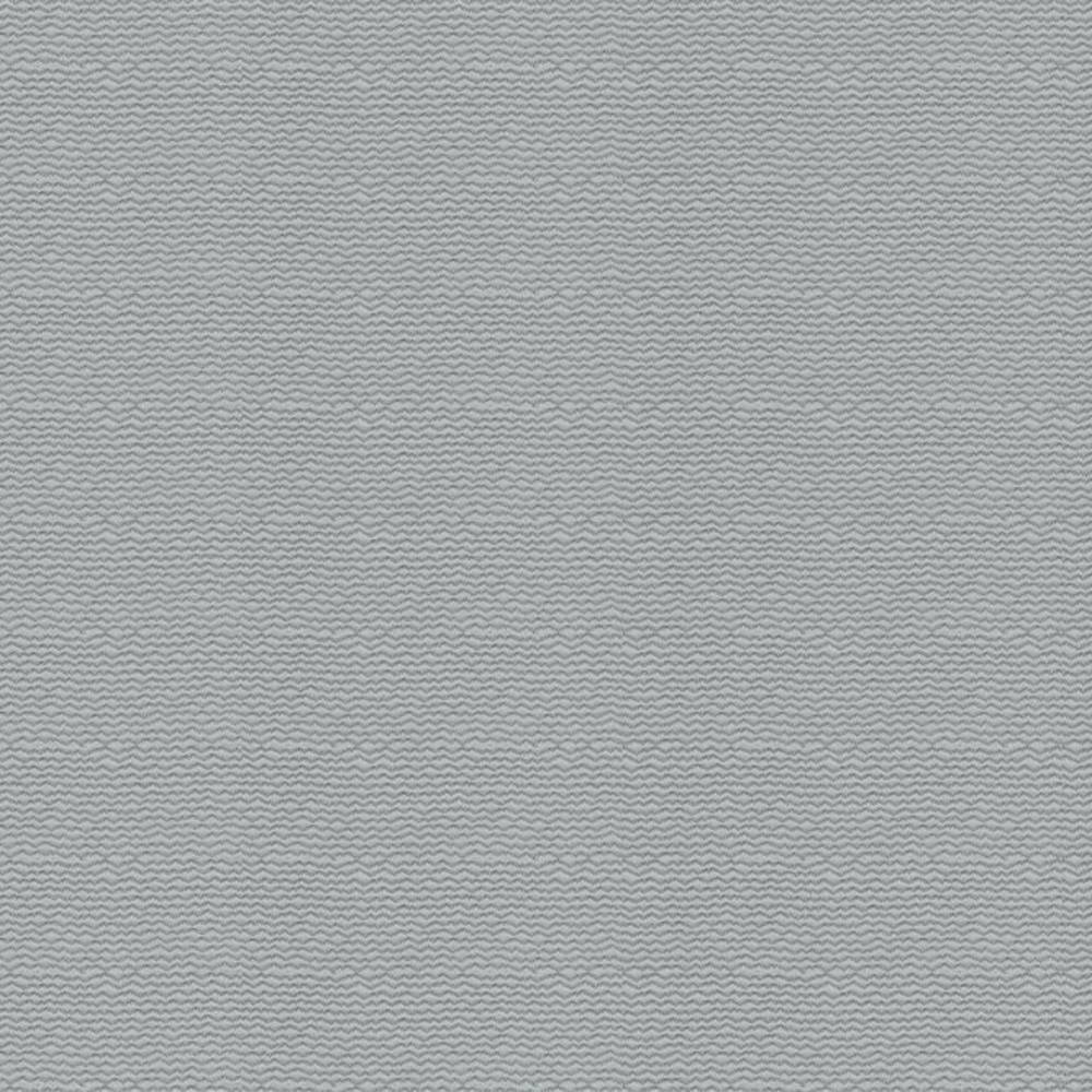 Close-up of neutral light gray upholstery fabric showing a subtle horizontal wavy texture; 27% cotton, 73% polyester blend suitable for sofas.