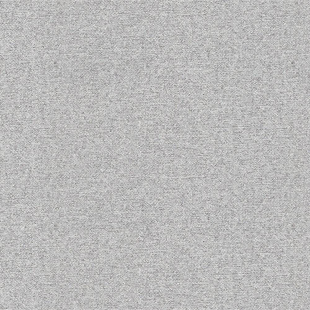 Close-up of light gray 100% polyester upholstery fabric showing a tight, soft woven texture suitable for sofas and office seating.